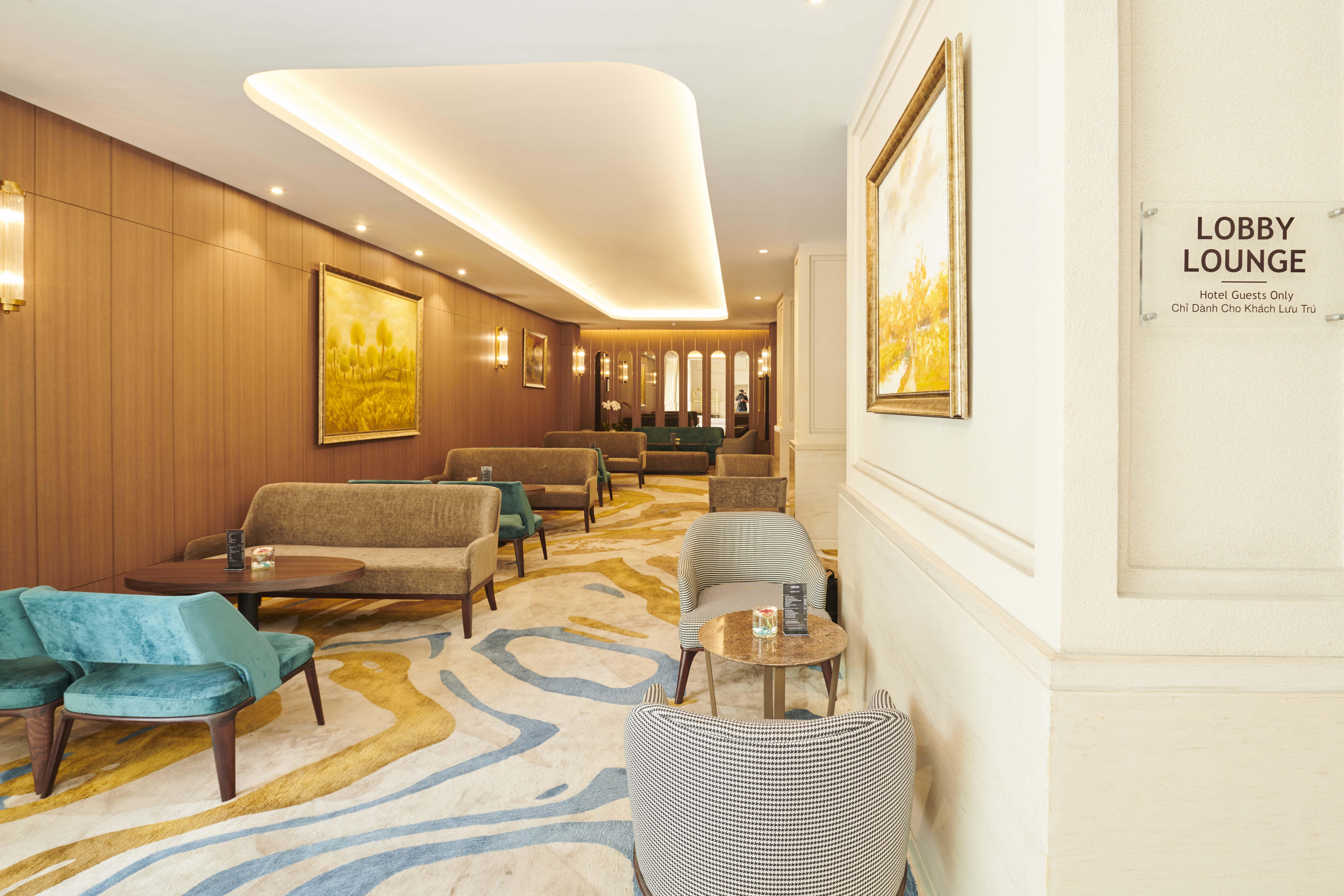 Eastin Grand Hotel Saigon Ho Şi Min Dış mekan fotoğraf The lobby lounge at the hotel